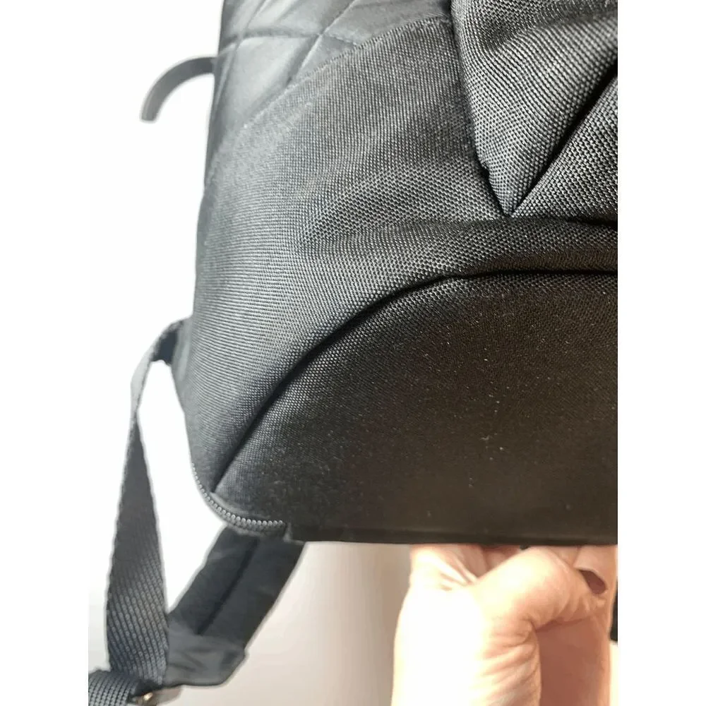 Quilted Black Baby Backpack - Unbranded